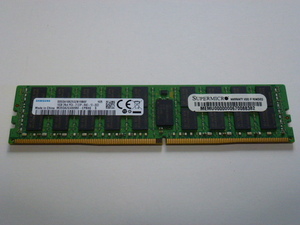 メモリ サーバーパソコン用 1.20V Samsung PC4-17000P(DDR4-2133P) ECC Registered 16GB 起動確認済です M393A2G40DB0-CPB0Q 