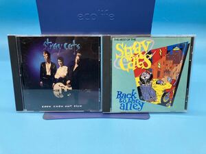 【A7958O129】stray cats CD2枚セット　CHOO CHOO HOT FISH / THE BEST OF THE stray cats back to the alley