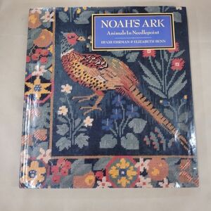 即決/洋書 NOAH'S ARK Animals in Needlepoint 刺繍 動物 洋裁