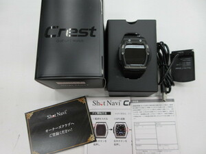 中古美品　ショットナビ　Ｃｒｅｓｔ　ブラック