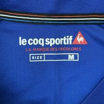 le coq sportif ルコックスポルティフ メンズ 半袖 Tシャツ トップス スポーツウェア 練習着 Mサイズ ブルー 無地 シンプル カジュアル_画像8