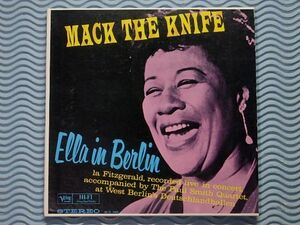 [国内盤]エラ・フィッツジェラルド「マック・ザ・ナイフ～エラ・イン・ベルリン/Mack The Knife-Ella in Berlin」Fitzgerald/紙ジャケット