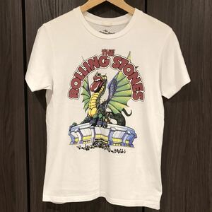 GU ジーユー THE ROLLING STONES ザローリングストーンズ ロックバンド 伝説 Sサイズ ドラゴンTシャツ 