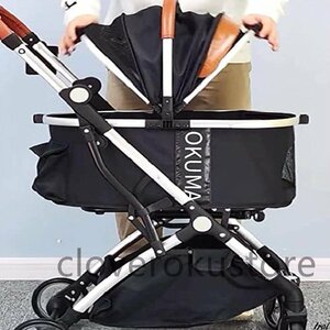  pet Cart pet Carry sectional pattern folding type rain cover attaching independent possible removed possibility front wheel 360° 4 wheel multifunction withstand load 20KG