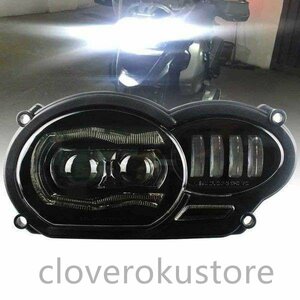 BMW LED передняя фара проектор R1200GS 2004-2012 R1200GS ADV приключения 2005-2013 отделка фар "angel's eye" 