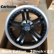 数量限定 カールソン ホイール1台分 BENZ C117 CLAクラス 20インチ 8.5J +45 1/5 EVORSR ブラックエディション ベンツ Carlsson ボルト付属_画像1