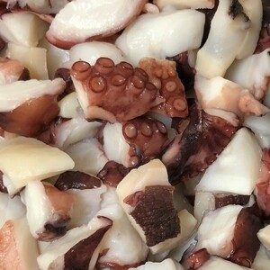  cut octopus business use Indonesia production IN1 Boyle cut octopus 6/7g 1kg pack 