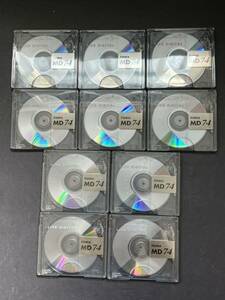 MD ミニディスク minidisc 中古 初期化済 Konica コニカ LIVE DIGITAL 74 10枚セット 記録媒体