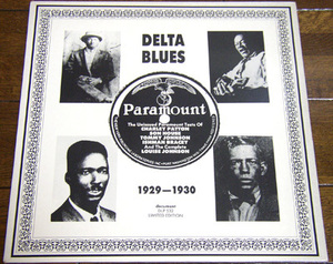 Delta Blues - 1929-1930 Limited Edition - LP/Charley Patton,Louise Johnson,Son House,Tommy Johnson,Ishman Bracey,Document Rec,1988