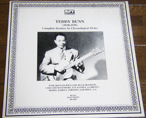 Teddy Bunn - 1930-1939 Complete Sessions In Chronological Order - LP / Buck Franklin,Cow Cow Davenport,Fat Hayden,RST Records,1989