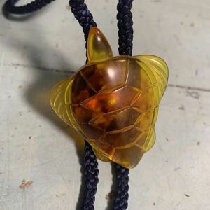  loop Thai antique tortoise shell turtle tortoise shell turtle necklace Vintage accessory Vintage neck decoration ....(7923)