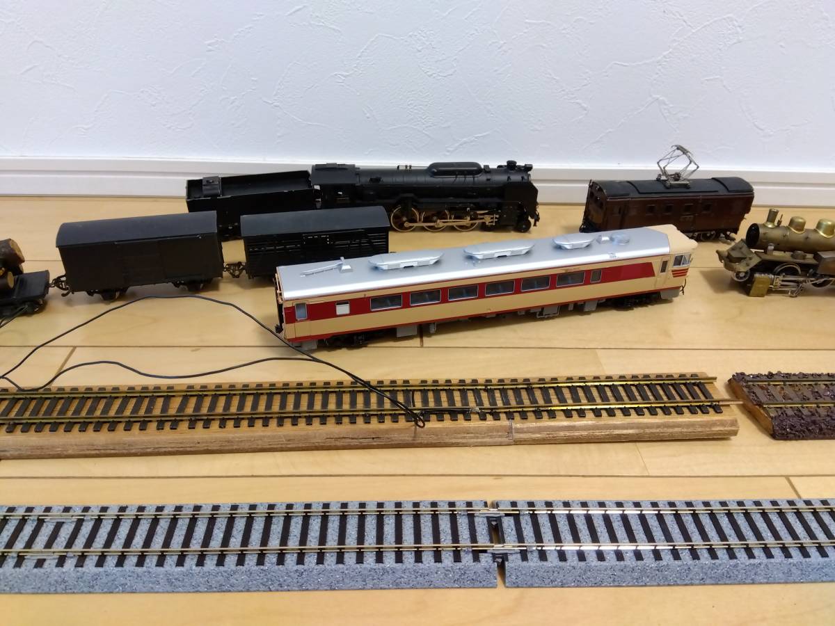 鉄道模型HOゲージと線路セット！ 機関車 C6246 ED402 おもちゃ 中古