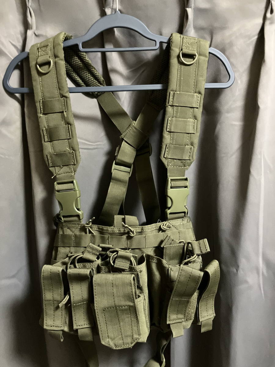 さらに半額 EAGLE ロープロファイル マガジン チェストリグ OD 米軍