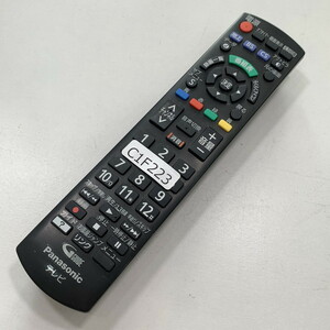 C1F223 【送料１８５円】 TV リモコン / パナソニック Panasonic N2QAYB001091 動作確認済み★即発送★ テレビ