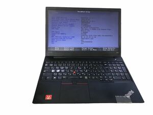 《ジャンク》Lenovo ThinkPad TP00095A AMD Ryzen5 2500U メモリ　8GB SSD 無し　TO10