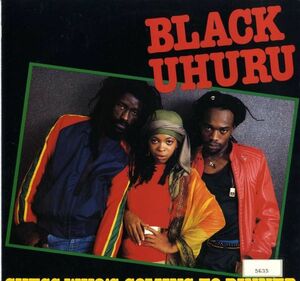 Black Uhuru - Guess Who's Coming To Dinner　リーフレット　日本語　英語歌詞付き E575