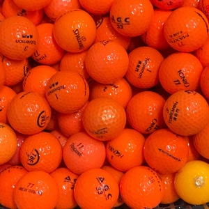 ロストボール ブランド混合 オレンジ 30個 A+ABランク 中古 ゴルフボール ロスト エコボール 送料無料