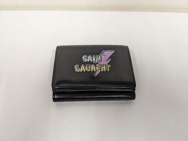 SAINT LAURENT　サンローラン　三つ折り財布　