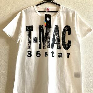 T-MAC Tシャツ 半袖　ロゴTシャツ　白