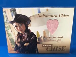 トレーディングカード さくら堂【中村知世 「VITAMIN CHISE」 ピンスポ コスチュームカード C-07 （425/600）】