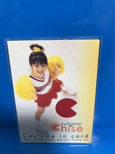 トレーディングカード さくら堂【中村知世 「VITAMIN CHISE」 ピンスポ コスチュームカード C-02 （66/500）】