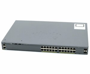 Cisco Catalyst WS-C2960X-24TS-LL V03 24ポート1000BASE-T 2ポートSFPスロット搭載 C2960X-UNIVERSALK9-M Ver.15.0(2)EX5