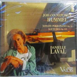 【未開封仏盤】フンメル　「ピアノソナタ 第5番/24の練習曲」Danielle Laval (ダニエル・ラヴァル) 1992年　超希少盤