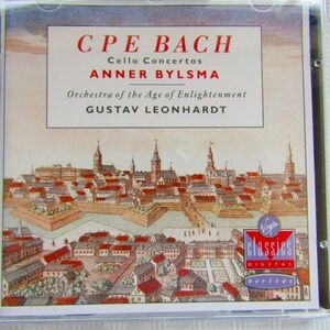 C.P.E.バッハ「チェロ協奏曲1番～3番」ビルスマ(Vc)＆レオンハルト 1989年録音