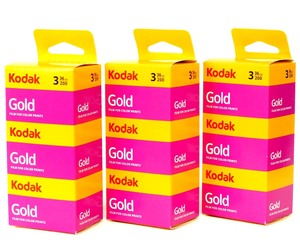 GOLD200-36枚撮【9本】Kodak カラーネガフィルム ISO感度200 135/35mm【即決】コダック CAT188-0806★0041771880804 新品