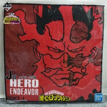 I23/ 一番くじ 僕のヒーローアカデミア HERO VS VILLAINS J賞 タオル エンデヴァー ハンドタオル_画像1