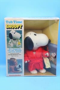 Dead Stock 80s Knickerbocker snoopy Tub Time/スヌーピー ドール/ヴィンテージ/176714117