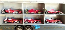 フェラーリ　Ｆ１　12機種　トランスポーター積載　ディスプレイケース付き　京商　KYOSHO　Ferrari F1_画像2