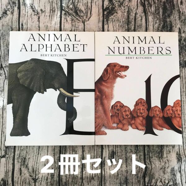 ANIMAL ALPHABET ANIMAL NUMBERS 絵本 ソンリーサ