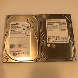 HDD 2個 日立500GB(DiskInfo注意) Seagate 250GB(DiskInfo正常) 送料込み