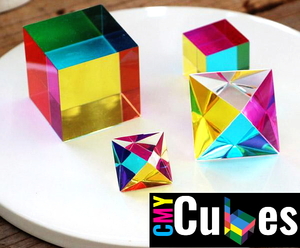 新品☆CMY Cubes☆The Aether ORIGINAL　八面体オブジェ置物インテリアbeamsビームス取扱momaプリズム アクリル カラフル オーストラリア