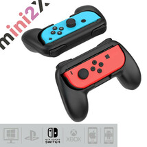 【箱ダメージ 新品未使用 】 ジョイコン グリップ Nintendo Switch 有機EL 対応 ハンドル Joy-Con ハンドル 持ちやすい グリップ 2個_画像1