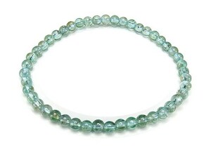 AA apatite approximately 4mm weak pretty small sphere transparent light blue natural stone bracele trust confident prime 