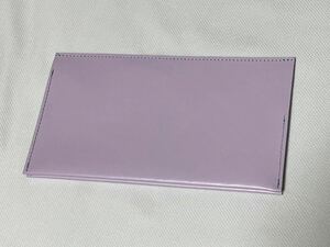 ⑦[ new goods / free shipping ] made in Japan dunndo.nDSW04 lilac super thin type light weight cow leather leather 6u ings uo let / long wallet / long wallet 