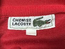 【良品】LACOSTE ラコステ Aライン 鹿の子ニットワンピース_画像3