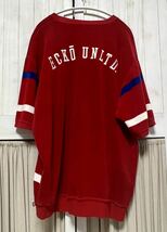 米国 エコーアンリミテッド - ECK UNLTD ビッグシルエットXL ボーダー柄 Tシャツ DEEP B系・ストリート系 赤レッド 90年代 ナインティーズ_画像6