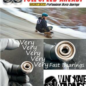 スケボー ソフト ウィール 101A 52mm abec11 ベアリング セット skate wheels hard スケートボード タイヤの画像5