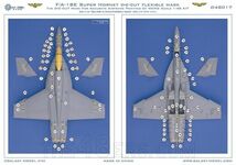 ◆◇GALAKY MODEL【D48017】1/48 F-18Eスーパーホーネット マスキングシートセット(モンモデルLS-012用)◇◆　　　_画像2