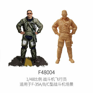 ◆◇GALAKY MODEL【F48004】1/48 男性ファイターパイロット(F-35A/B/C)タイプ2◇◆　　