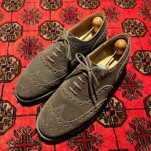 CHURCH'S FAIRFIELD SUEDE LEATHER WING TIP SHOES/チャーチスウェードレザーウィングチップシューズ