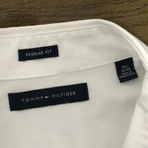 【送料無料】TOMMY HILFIGER長袖シャツ　白　メンズ15 1/2サイズ　トミーヒルフィガーワイシャツ_画像5