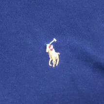 【送料無料】POLO RALPH LAUREN ハーフジップ長袖Tシャツネイビー　レディースLサイズ　ポロラルフローレンロンT_画像6