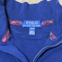 【送料無料】POLO RALPH LAUREN ハーフジップ長袖Tシャツネイビー　レディースLサイズ　ポロラルフローレンロンT_画像3