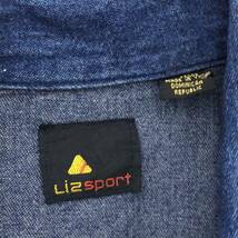 【送料無料】Liz Sport 長袖デニムテーラードジャケット　USレディースMサイズ（XLサイズ相当）_画像9
