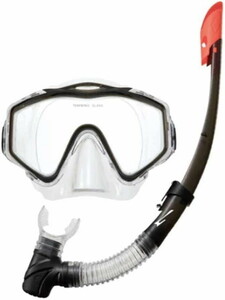  snorkel mask set regular 12 -years old ~ for adult smoked SM-120 free shipping new goods 