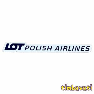 新品【ポーランド】ロットポーランド航空 ステッカー　B184